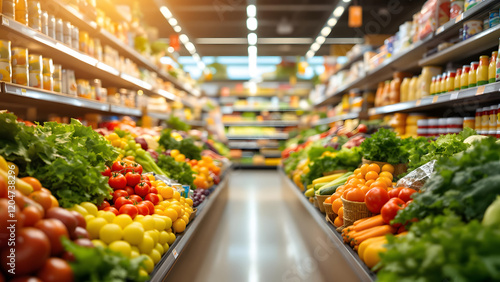 Fototapeta Naklejka Na Ścianę i Meble -  groceries in market