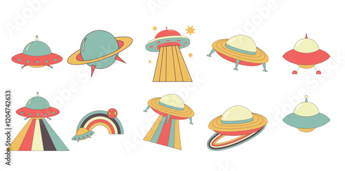 Ufo Retro Set