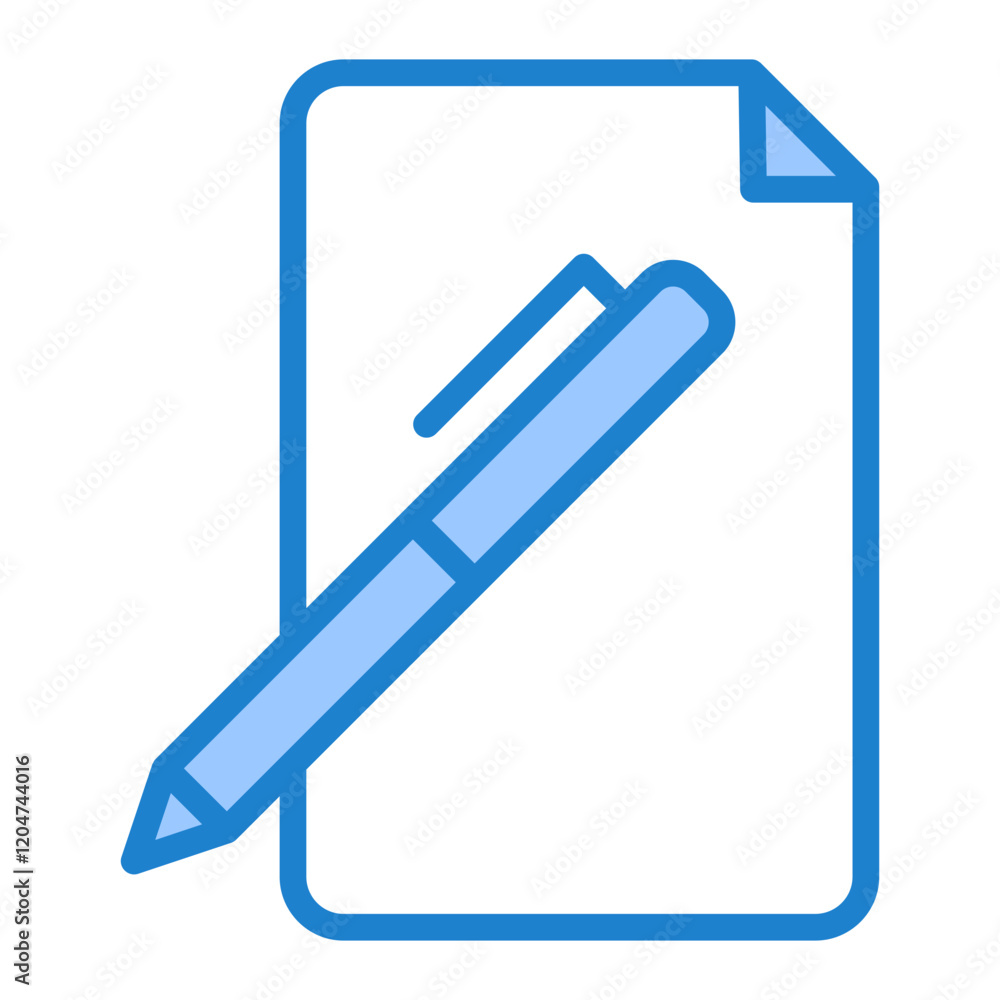 Pen And Paper Icon Pen And Paper Icon