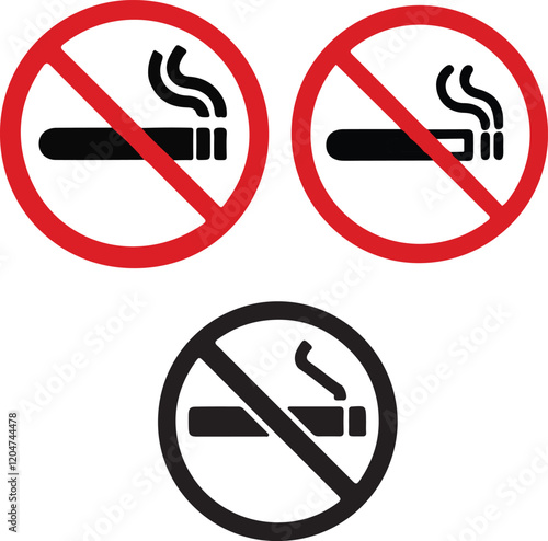  isolated  no smoking icon, no smoking icon Vector , no smoking Silhouette,color no smoking symbol, no smoking icon set, black no smoking icon, no smoking for logo, no smoking  Vector illustration, Ve