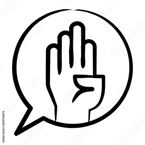 Sign Language Icon
