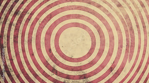 Wallpaper Mural Abstract Circular Pattern with Vintage Texture Torontodigital.ca