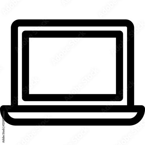 Laptop line icon