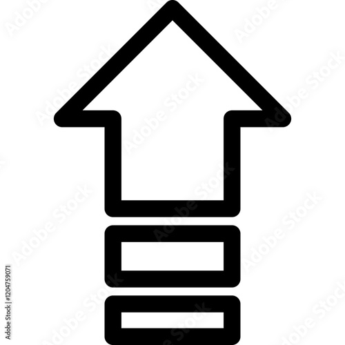 Up Arrow line icon