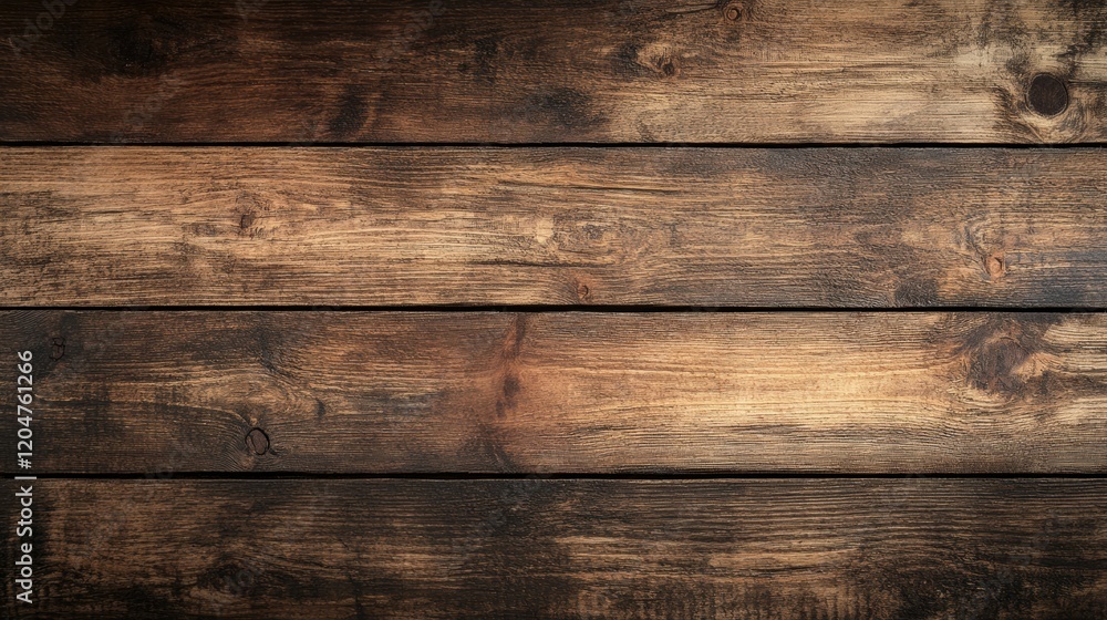 Obraz premium Cozy rustic wooden planks a close-up exploration of textured interior design