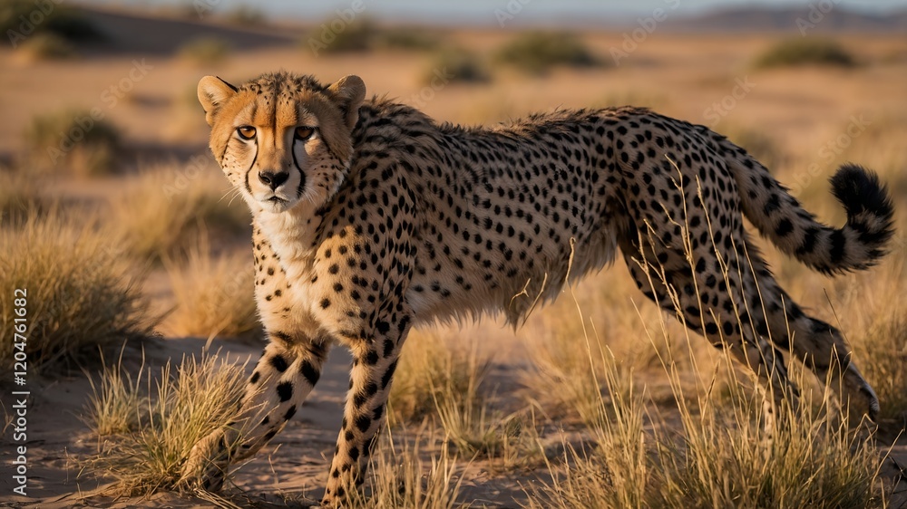 cheetah in serengeti national park city cheetah in serengeti national park city