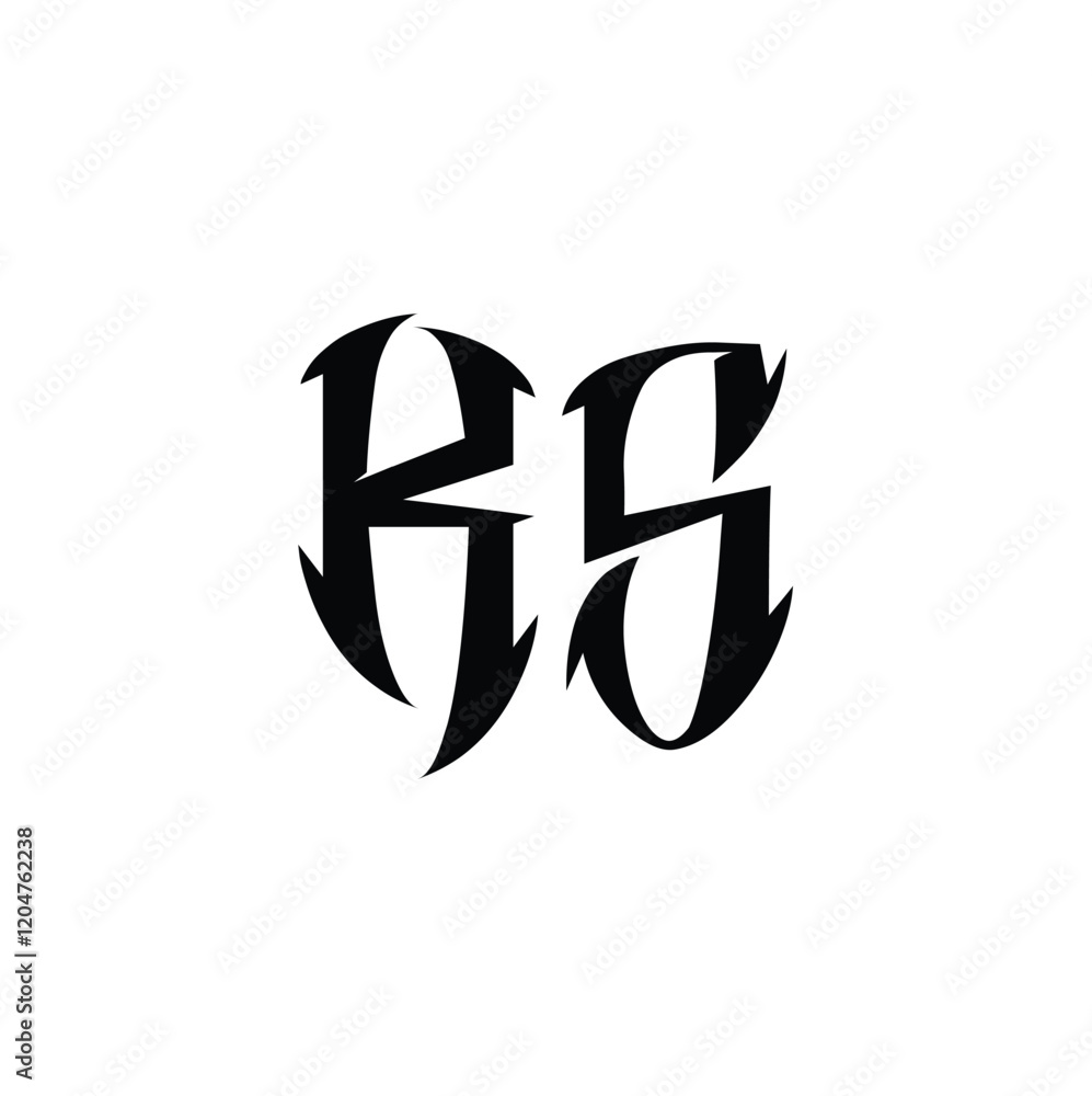 KS monogram logo design letter text name symbol monochrome logotype alphabet character simple logo KS monogram logo design letter text name symbol monochrome logotype alphabet character simple logo