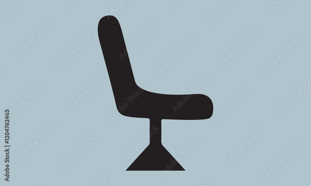 Dining Chair vector silhouette on white background Hand drawn lettering phrase, Calligraphy graphic design, t shirt Files for Cutting Cricut and Silhouette eps 10 Dining Chair vector silhouette on white background Hand drawn lettering phrase, Calligraphy graphic design, t shirt Files for Cutting Cricut and Silhouette eps 10