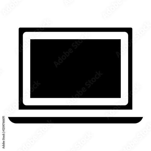 Laptop glyph icon