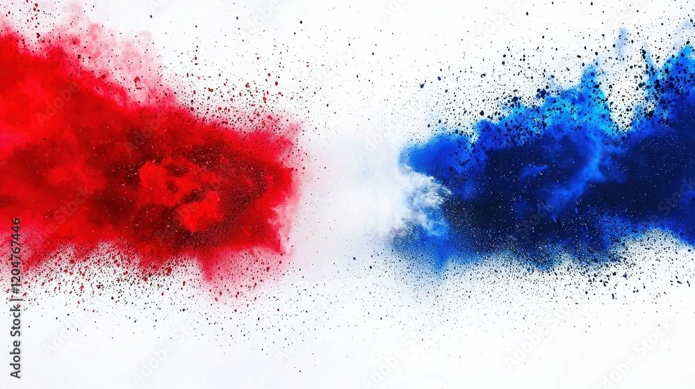 Vibrant representation of France’s cultural colors Vibrant representation of France’s cultural colors