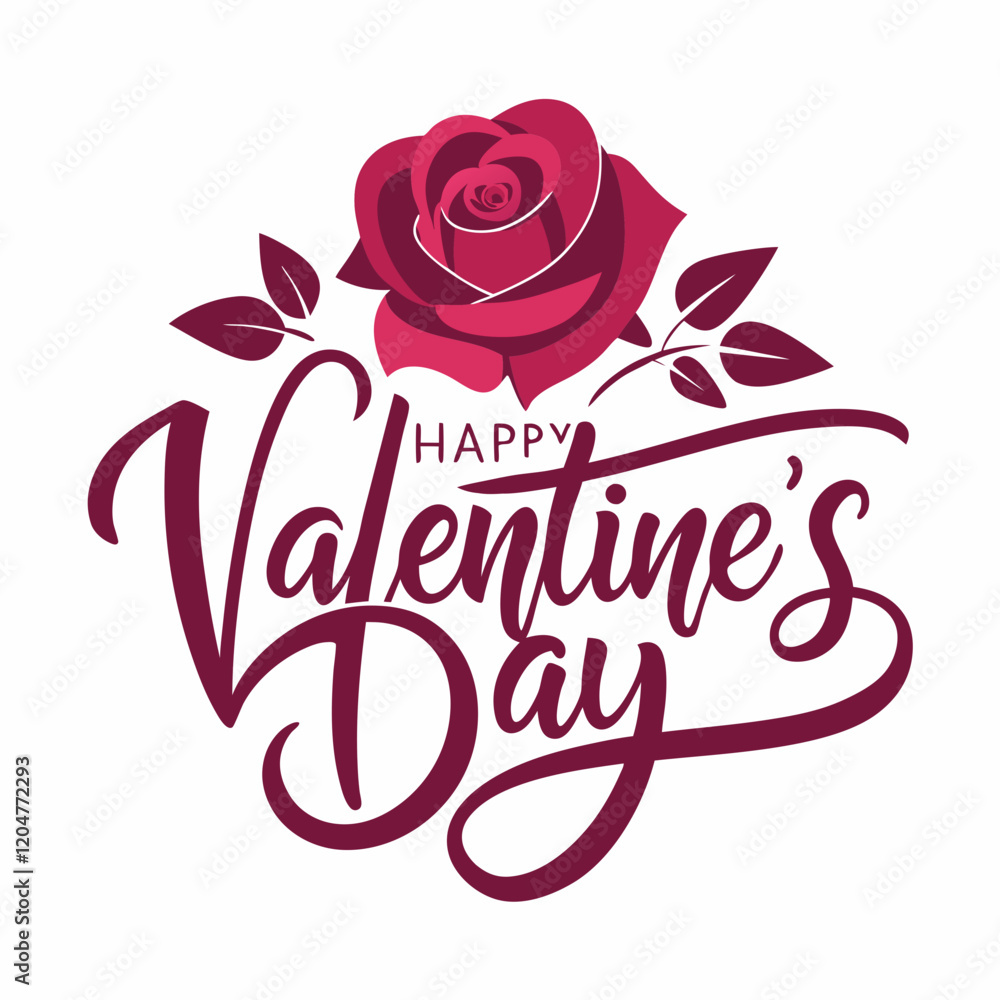 Happy Valentine's Day Vector Illustration Happy Valentine's Day Vector Illustration