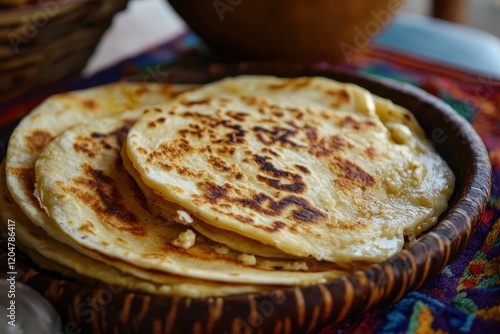 Quesillo a traditional cheese from Oaxaca Mexico is commonly used in quesadillas photo