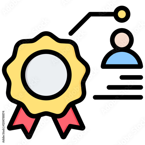 Brand Identity Outline Color Icon