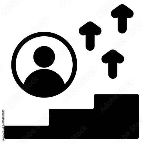 Succession Planning Glyph Icon