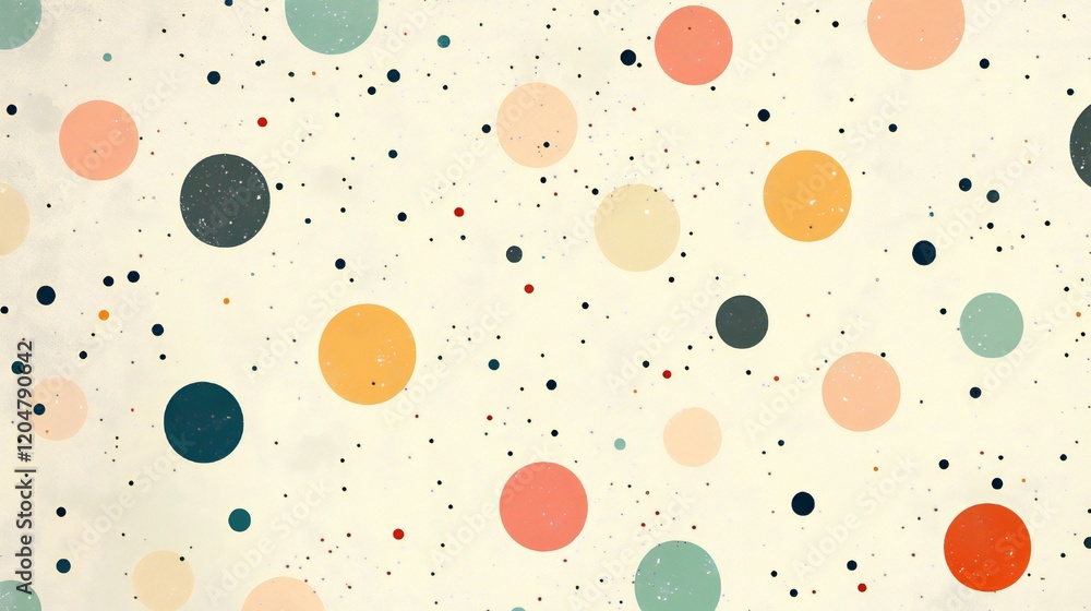 Abstract Colorful Dots Pattern Abstract Colorful Dots Pattern