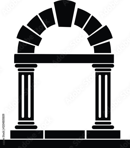 Illustration of Stone Arches Icon