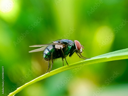 Cochliomyia hominivorax, the New World screw-worm fly, or screw-worm for short, is a species of parasitic fly that is well known for the way in which its larvae (maggots) eat the living tissue.