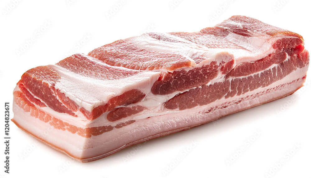 新鮮な生のブロックの豚バラ肉。白背景。(Block of pork belly on white background )
新鮮な生のブロックの豚バラ肉。白背景。(Block of pork belly on white background )