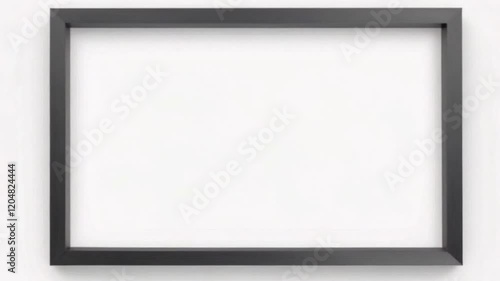 white wooden frame