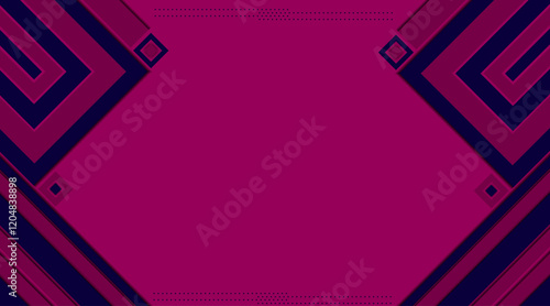 Modern abstract with geometric shape | Abstract background with rectangle, square, shadow for banner, presentation, power point, futuristic, flyer with hot magenta colour