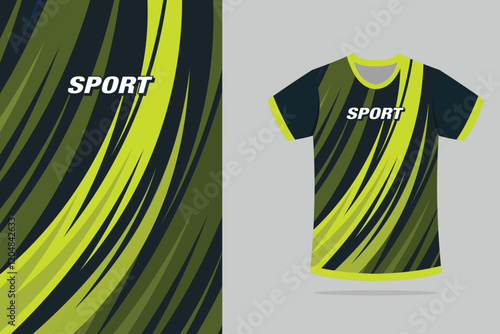 Vector background for sublimation printing jersey fabric in green color Vector EPS 10