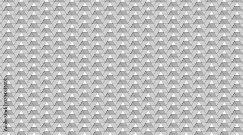 Geometric shape pattern background with line | Triangle shape seamless pattern background design | Pattern background for texture, corporate, banner, decoration with silver colour