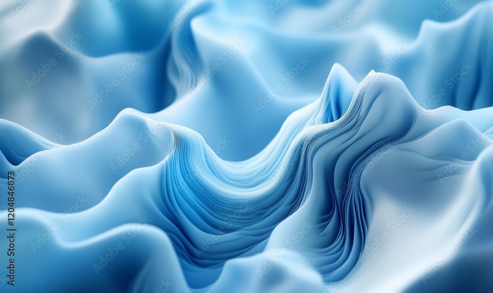 Obraz premium Blue Textured Surface Abstract Digital Concept, Generative AI
