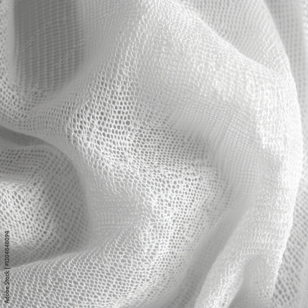 White-Grey Textured Fabric Design Digital Background, Generative AI White-Grey Textured Fabric Design Digital Background, Generative AI