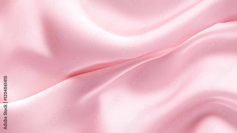 Obraz premium Elegant Pink Satin Fabric Background for Luxury Designs