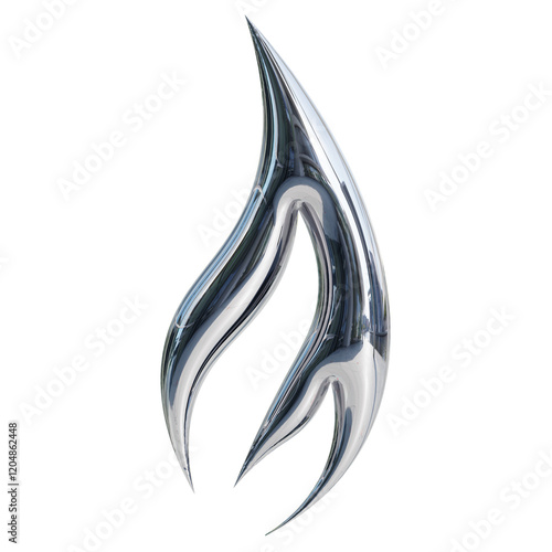 3d chrome metal collection y2k elements