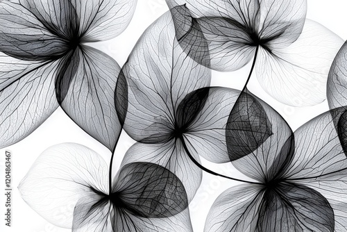 Intricate black leaf mandala design for decorative purposes.