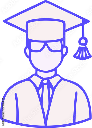 graduation svg icon