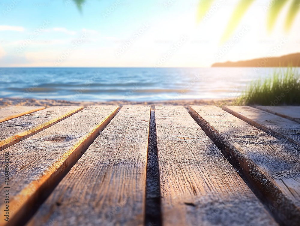 A wooden deck leading to a glowing coastal scene with sparkling ocean waves and sunlit clouds framed by greenery decor capturing a peaceful and inspiring beachside environment
A wooden deck leading to a glowing coastal scene with sparkling ocean waves and sunlit clouds framed by greenery decor capturing a peaceful and inspiring beachside environment