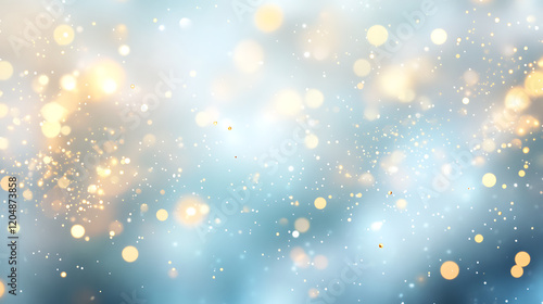 A blurry blue and white background with a lot of white dots