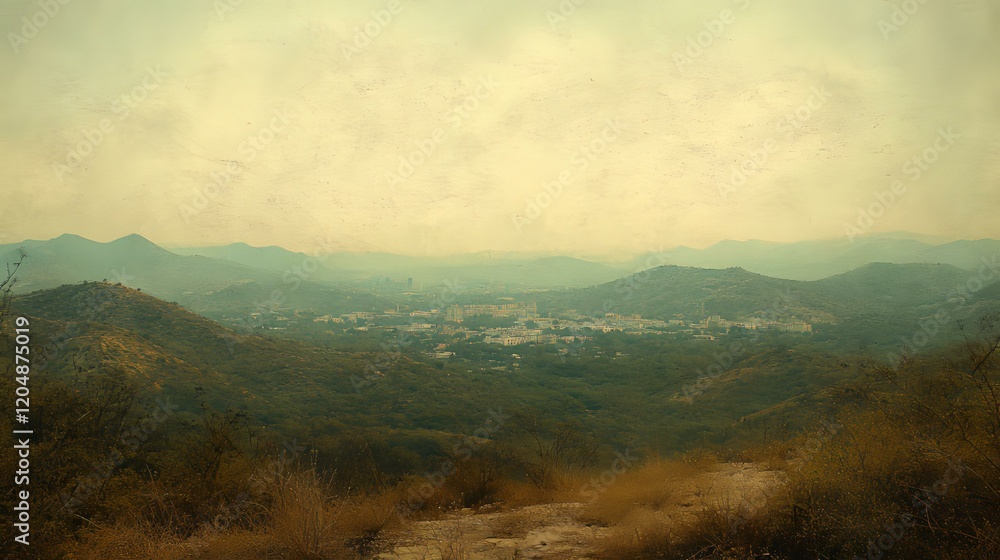 Mountain View of Cityscape Mountain View of Cityscape