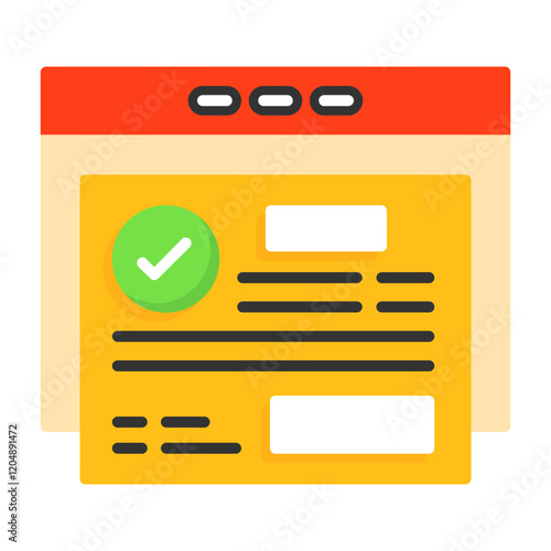 Find Flat Style Icon