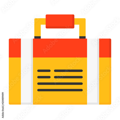 Suitcase Flat Style Icon