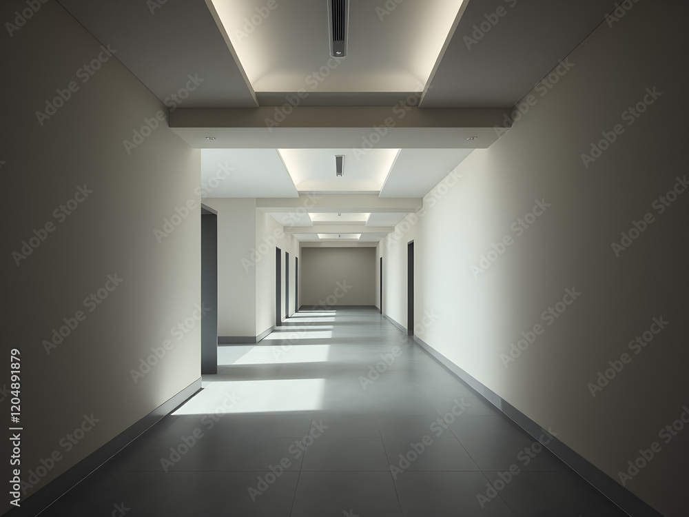 bright and white colored liminal space, 3d render bright and white colored liminal space, 3d render