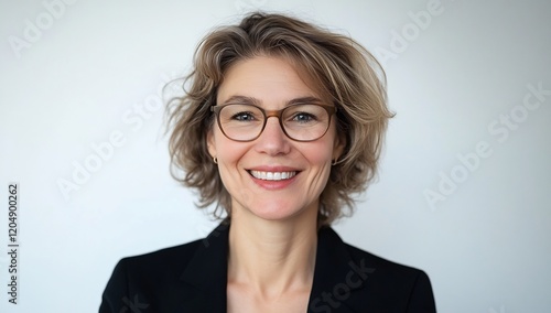 Wallpaper Mural Smiling woman, headshot, studio, professional Torontodigital.ca