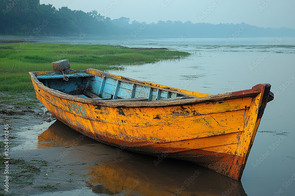 Weathered Wooden Boat by Tranquil Waters Weathered Wooden Boat by Tranquil Waters