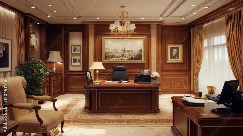 Fototapeta premium office room Interior architecture design