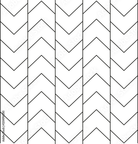 The optical illusion of non-parallelism of vertical lines.