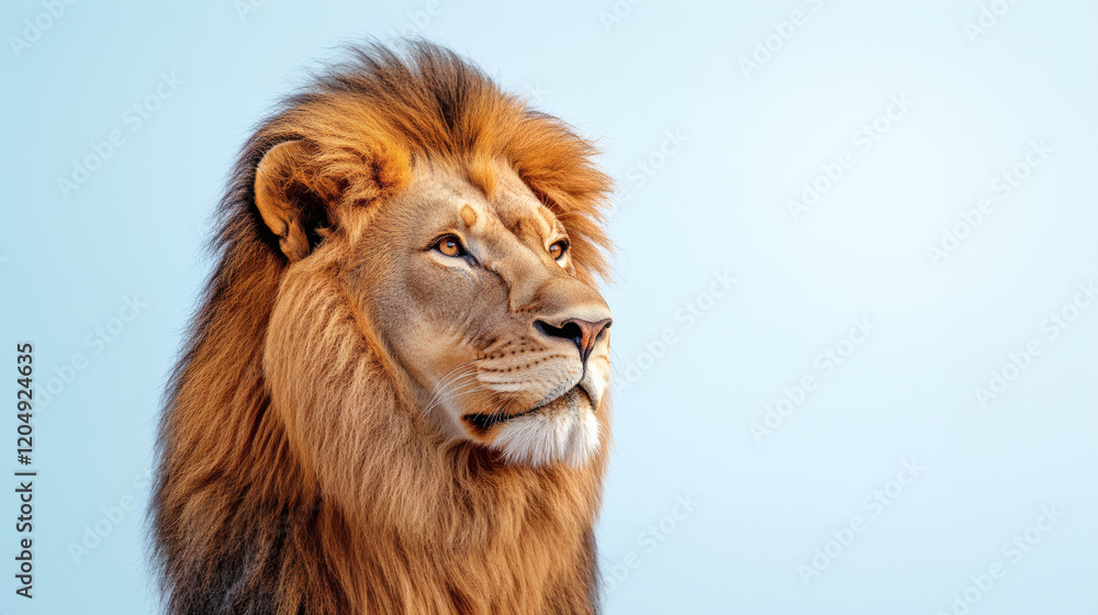 Fototapeta premium lion on an isolated background