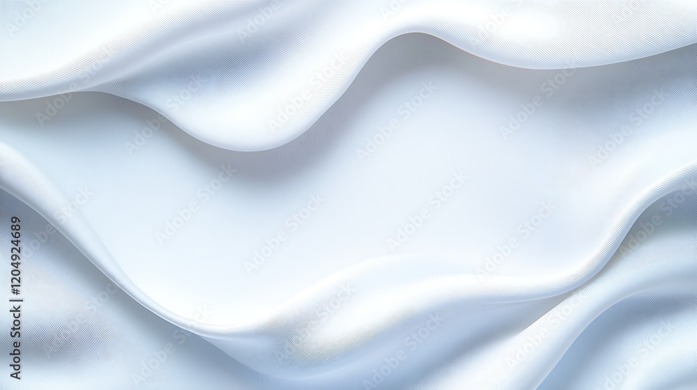 Obraz premium Abstract white silk fabric texture background