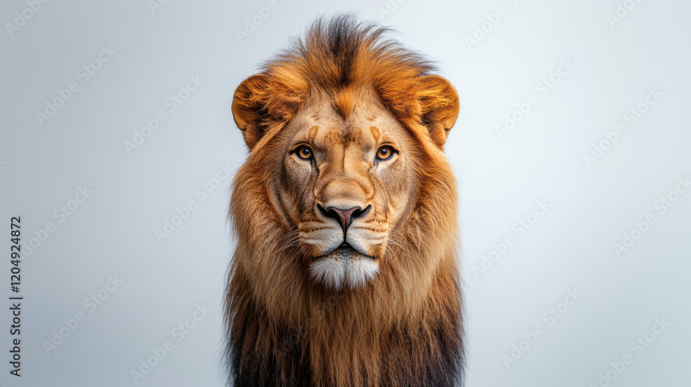 Fototapeta premium lion on an isolated background