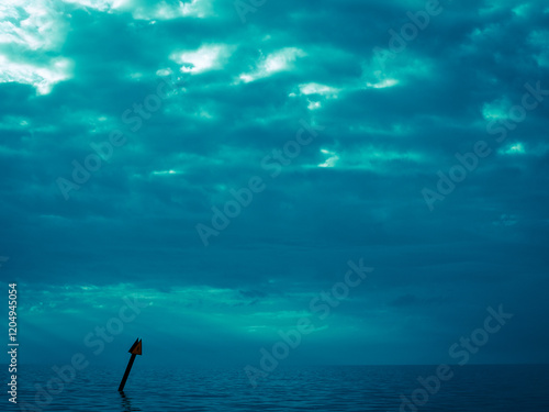 Ocean in sea but bluer