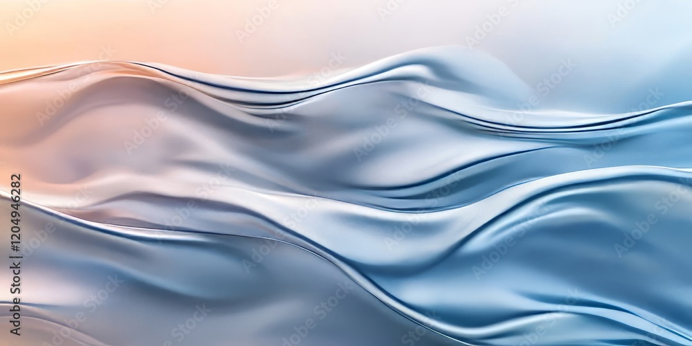 Obraz premium Noisy gray silver gradient background, shimmering waves texture, social media layout, vibrant tones, Generative AI