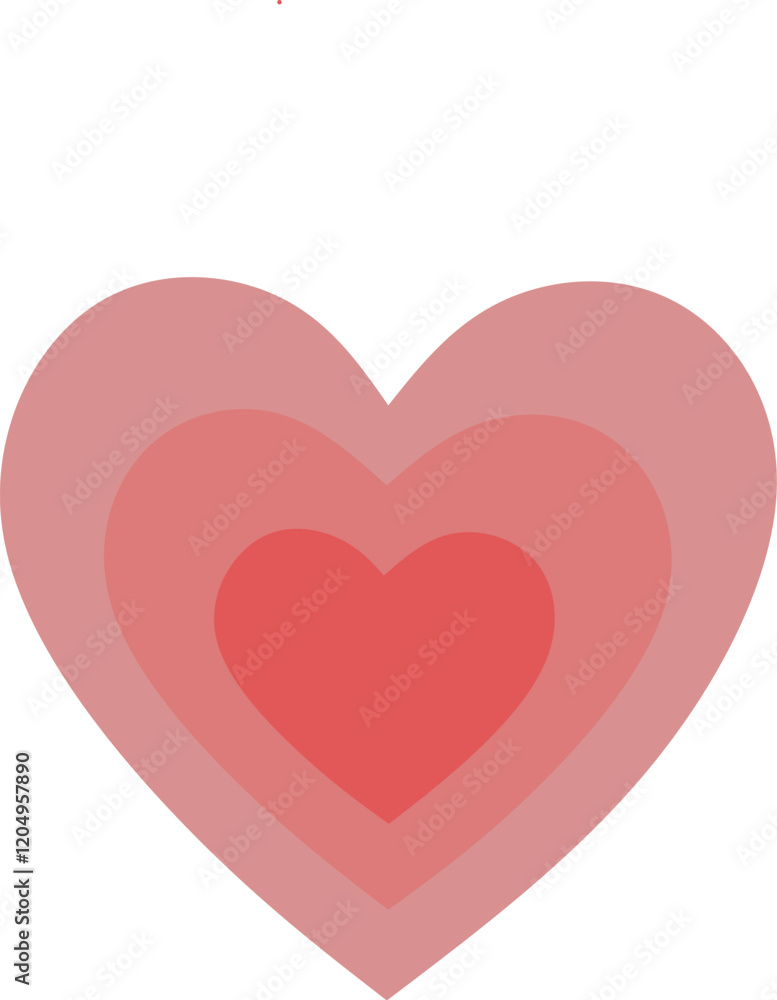 Pink gradient heart icon background vector , gradient heart icon design vector on white background Pink gradient heart icon background vector , gradient heart icon design vector on white background