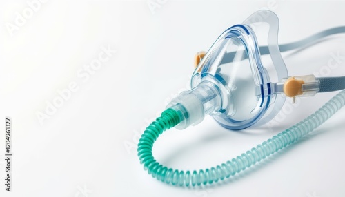 Clear Oxygen Mask with Tubing for Medical Use