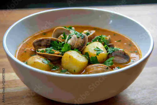 Plakat w ramie clam chowder